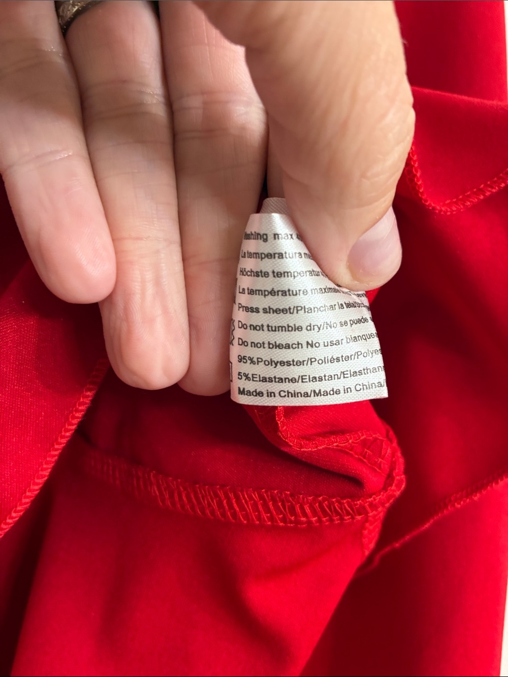Red Ruffle-Trim Cropped Shrug - Picture 6 of 6